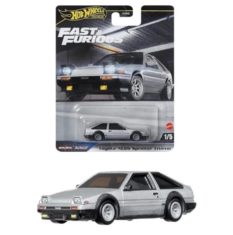 HOT WHEELS PREMIUM Toyota AE86 Sprinter Trueno FAST FURIOUS 2024