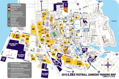 2015 Football Parking Map Released - And The Valley Shook