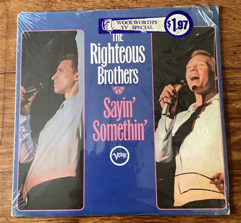 The Righteous Brothers Sayin Something Stereo Vinyl LP 1967 Verve