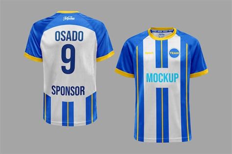 Premium Psd Soccer Jersey Mockup