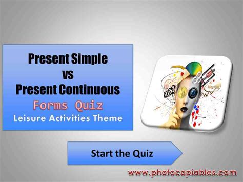 Present Simple Vs Present Continuous Word Order Powerpoint Activity