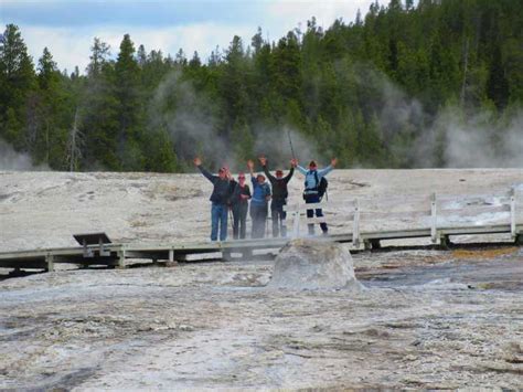 Yellowstone Wanderung Zum Upper Geyser Basin Mit Mittagessen