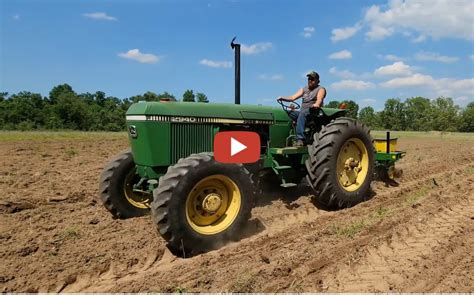 John Deere 7000 2 Row Custom Built Planter Wildlife Food Plot Video Using A John Deere 2940