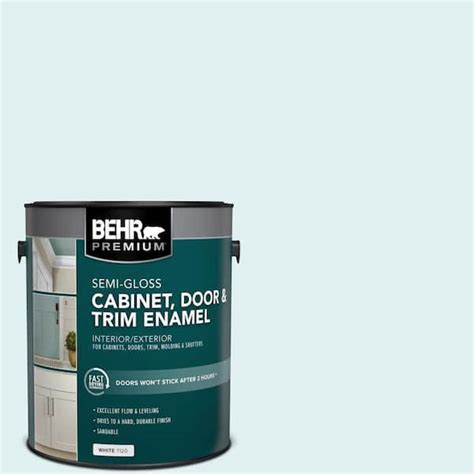 BEHR PREMIUM 1 Gal M480 1 Helium Semi Gloss Enamel Interior Cabinet