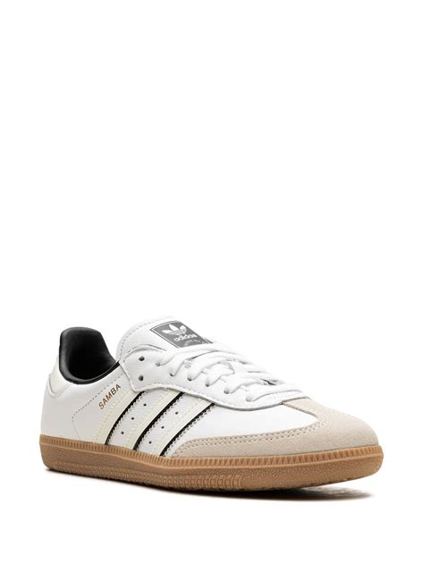 Adidas Tenis Samba OG Off White Core Black Blanco FARFETCH MX