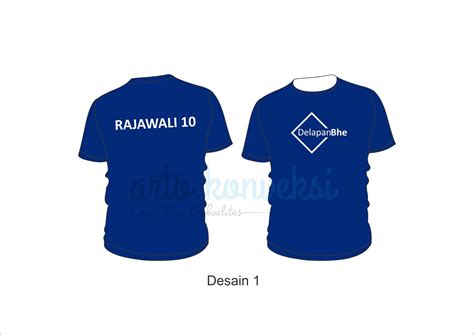 Desain Kaos Tulisan Simple