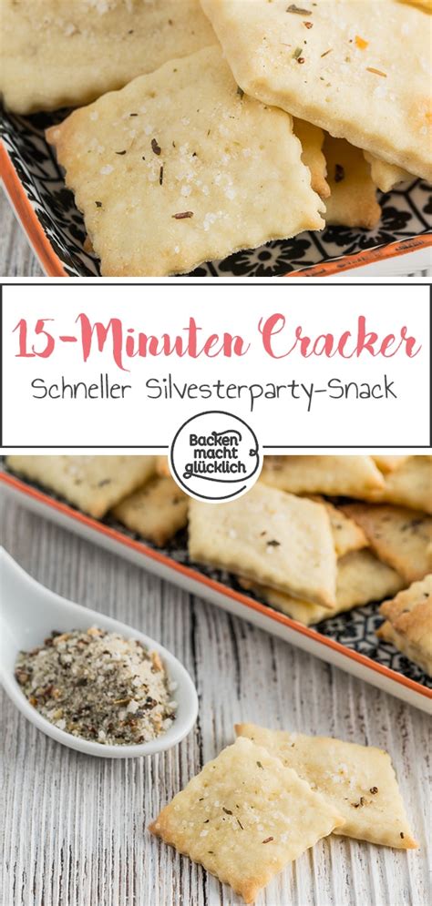 Selbstgemachte Cracker In Minuten Backen Macht Gl Cklich