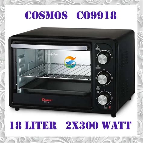 Jual OVEN LISTRIK LOW WATT COSMOS CO 9918 18Ltr Daya 600W Shopee