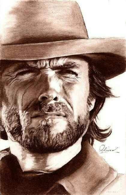 Clint Eastwood Clint Clint Eastwood Celebrity Art