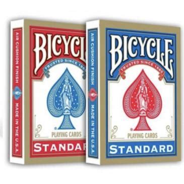 Jeu De Cartes Bicycle Standard Rouge Cartes Close Up Et Micromagie