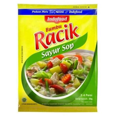 Jual Indofood Bumbu Racik Sayur Sop Bungkus Shopee Indonesia