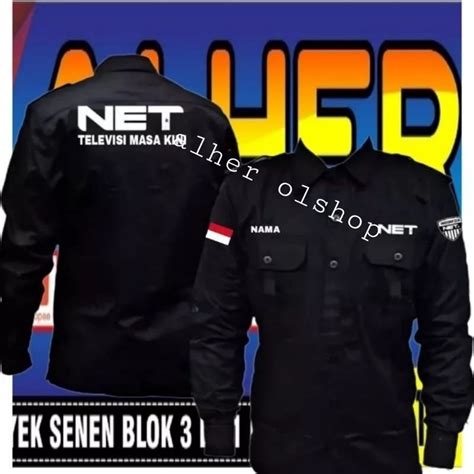 Jual Kemeja Net Tv Baju Net Tv Seragam Net Tv Pdh Net Tv Pdl Net Tv