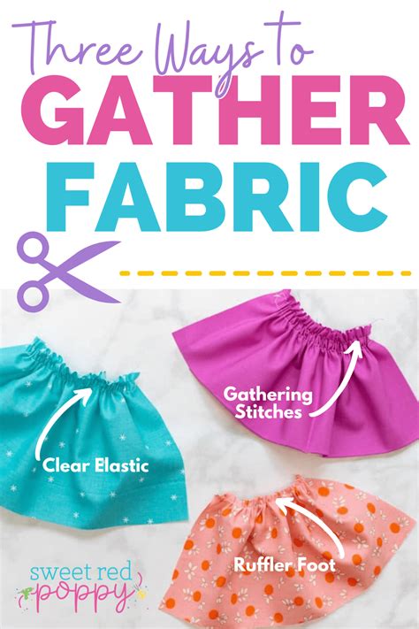 How To Gather Fabric Using Your Sewing Machine Artofit