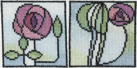 Coasters Mackintosh 1 Coasters Cross Stitch Derwentwater Designs