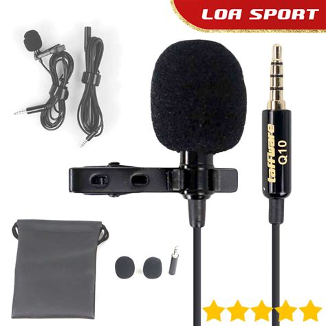 Jual Microphone Clip On Imam Masjid Mic Mikrofon Jepit Kabel Jack 3 5mm