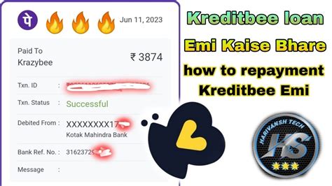 Kreditbee Loan Emi Kaise Bhare How To Repayment Kreditbee