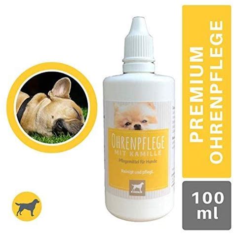 Ohrenreiniger für Hunde I 100ml I Ohr Reinigung mit Kamille