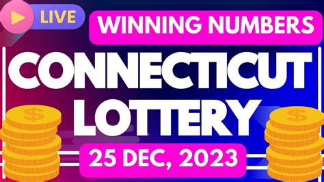 Connecticut Night Lottery Draw Results Dec 25 2023 Play 3 Play 4