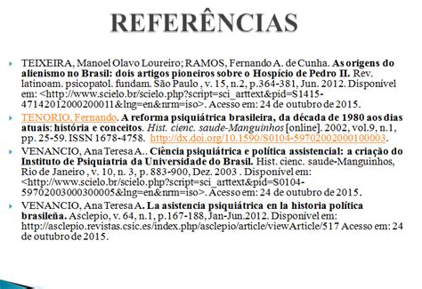 SEMIOBLOG HUMANITAS História da Psiquiatria Seminário do Período 2015 1