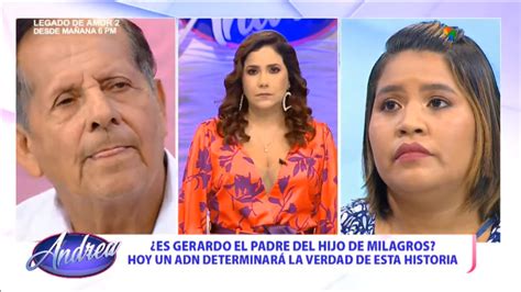 Gerardo No Es El Padre Del Hijo De Milagros Pero Ella Se Niega A