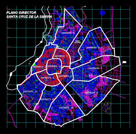 Plano Santa Cruz De La Sierra Bolivya Projesi