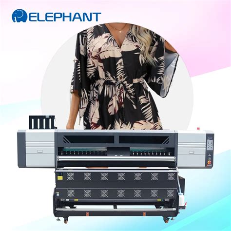 Industrial Textile Fabric Printer I3200wide Format 8PCS Printhead Dye