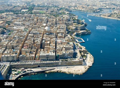 Valletta Aerial View Malta Island Republic Of Malta Stock Photo Alamy