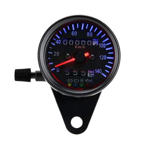 Motorrad Geschwindigkeitsmesser Akozon V Motorrad Dual Odometer