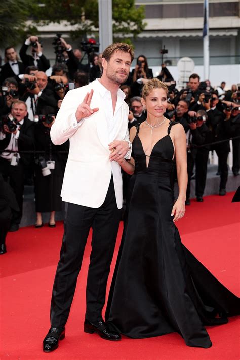 Elsa Pataky And Chris Hemsworth At Furiosa A Mad Max Saga” Red Carpet