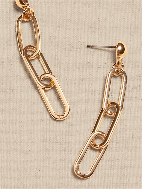 Gold Paper Clip Earrings Atelier Yuwa Ciao Jp