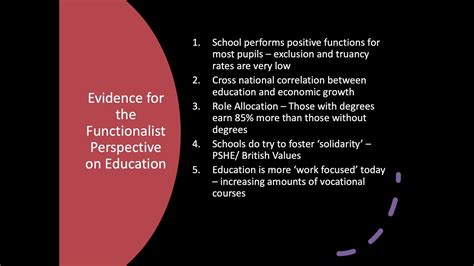 The Functionalist Perspective On Education Youtube