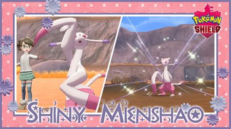 Live On Stream Shiny Mienshao On Pokemon Shield After Only 225 Srs