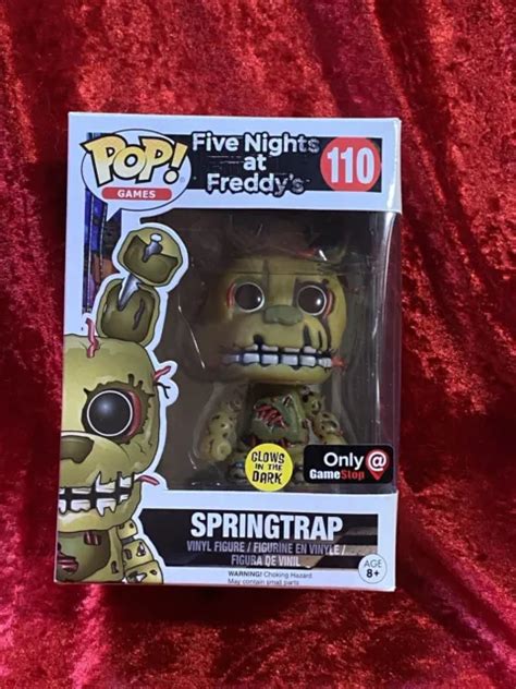 FUNKO POP! FIVE Nights at Freddy's FNAF - Springtrap Glow In The Dark ...