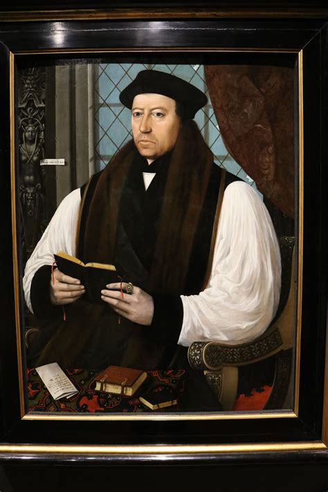 Thomas Cranmer Archbishop Of Canterbury By Gerlach Flicke Oil On