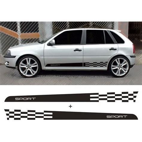 Adesivos Gol G Faixa Lateral Das Portas Volkswagen Tuning