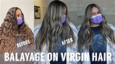 Hair Transformations With Lauryn Ash Blonde Balayage From Dark Virgin