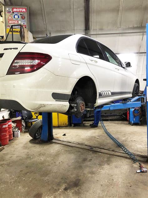 Замена стоек (тяг) стабилизатора Mercedes E-Class W211 в Екатеринбурге ...