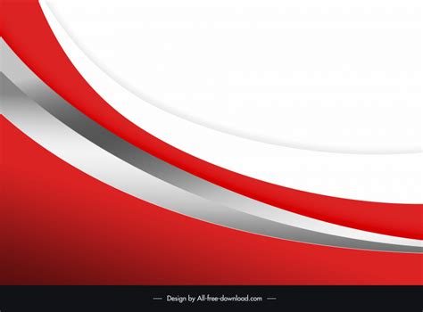 Abstract Background Template Elegant Bright Curves Vectors Images