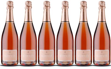 JP Moulin Champagne Rose 6 Pack NakedWines