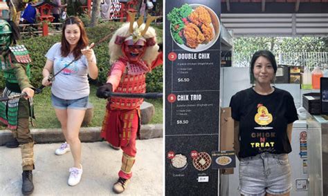 Hawker babe at Chomp Chomp transforms her life, including losing 26kg in 10 months