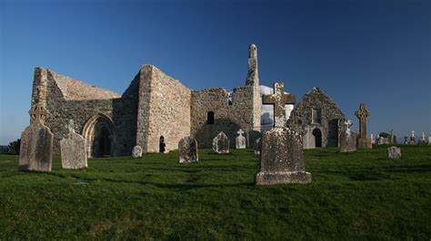 Download Architecture Cemetery Monastery Cross Ireland Clonmacnoise