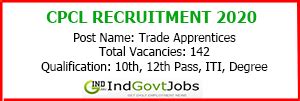 Cpcl Recruitment Apply Online Non Executive Vacancies