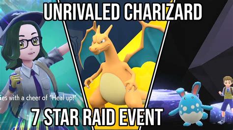 Unrivaled Charizard 2 Tera Raid Battle Event 7 Star Boss Pokemon