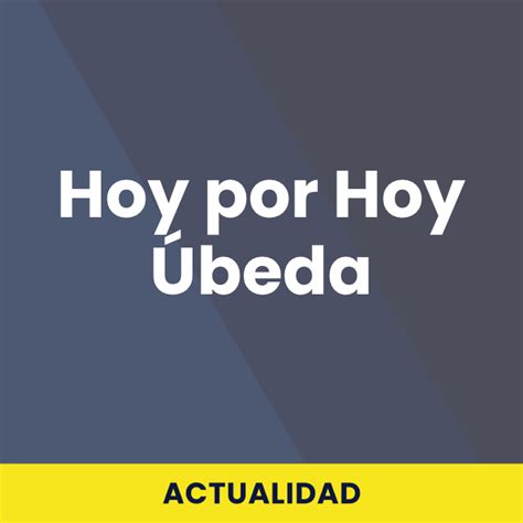 SER Podcast Escucha los episodios de Hoy por Hoy Úbeda 01 08 2017