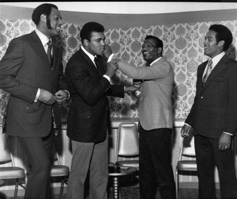 Muhammad Ali And Sugar Ray Robinson Sparring In Jest Los Angeles