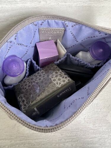 Emirates Amenity Kit Bvlgari Omnia Amethyste Full New Silver Purple