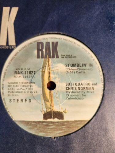 Suzi Quatro Chris Norman Stumblin In 1978 RAK Oz 7 45rpm EBay