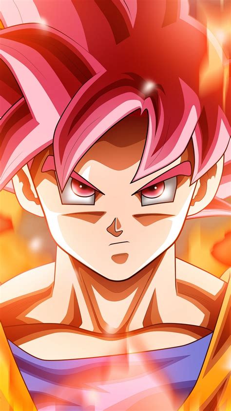 Wallpaper Android Goku Super Saiyan God Android Wallpapers