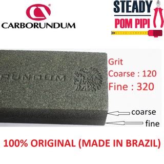 CARBORUNDUM SHARPENING STONE BATU ASAH CAP DAYAK 100 ORIGINAL MADE