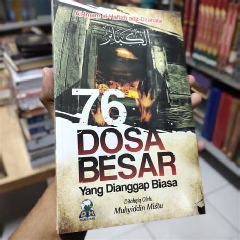 Jual Buku 76 Dosa Besar Yang Dianggap Biasa Shopee Indonesia